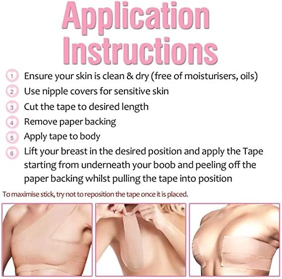 Waterproof Push Up Cotton Boob Tape